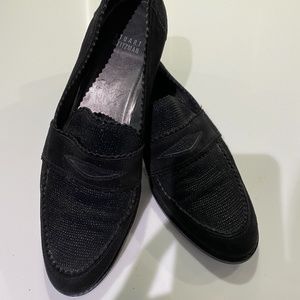 Stuart Weizman Loafer Suede Black Size 9